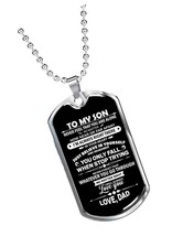 When You Stop Trying Dog Tag Chain Necklace - £99.18 GBP