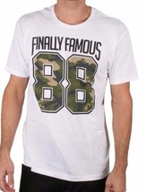 Finally Famous Men&#39;s White The 88 City Detroit Rapper Big Sean Hip Hop T-Shirt - £16.80 GBP