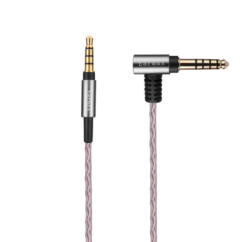 4.4mm BALANCED Audio Cable For Fostex T60RP Semi-Open Regular Phase Headphones  			