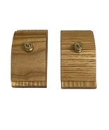 Wooden Hang Ups Quilt Clip Clamp set of 2 Tapestry Wall Hanger Wood Made... - $26.13 CAD