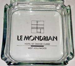 Vintage Glass Ashtray from Le Mondrian Hotel de Grande Classe in West Ho... - $21.00
