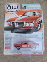 2024 Auto World 1969 Pontiac Firebird Royal Bobcat Ultra Red - Vintage M... - £27.24 GBP