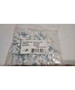 Cable Clips 100 count white for single RG-6 65-cc6w - £6.39 GBP