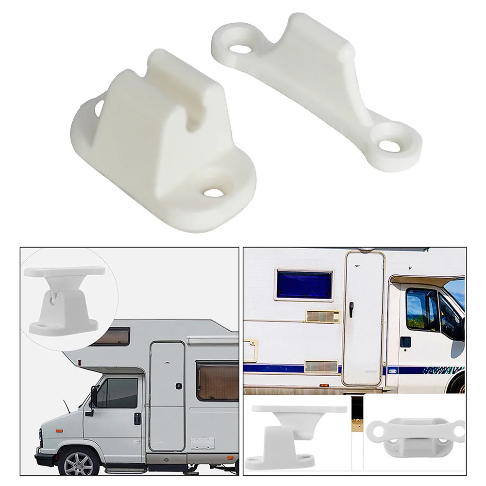Auto Caravan Or Motorhome White Plastic Main Door Catch Retainer Holder ... - £9.89 GBP