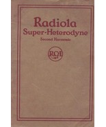 RCA Radiola Super-Heterodyne Second Harmonic Owners Manual 1925 PDF on CD - $20.04