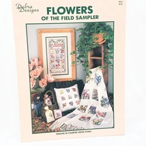 Flowers of the Field Sampler Cross Stitch Leaflet 1989 Debra Designs DDL-4 - $14.84