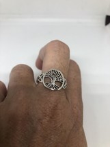 Vintage Filigrane Celtique Arbre de Vie 925 Bague en Argent - £50.89 GBP