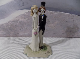 ZAMPIVA BRIDE AND GROOM FIGURINE - CAKE TOPPER - ITALY - EXCELLENT - £38.72 GBP