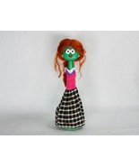 10” Veggie Tales Petunia Rhubarb Plastic Doll Dress Up Girl Figure - $18.99