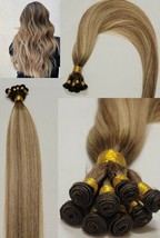 18&quot;, 20″, 22&quot; Hand-Tied Weft, 100 grams, Human Remy Hair Extensions #T3-6/22 - £170.10 GBP+