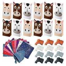 Horse Kids Party Treat Bags and Party Favors - Horse Treat Bags, Horse F... - $31.49