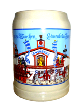 Spaten &amp; Lowenbrau Munich Oktoberfest 0.5L German Beer Stein - £7.95 GBP