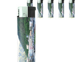 Scenic Alaska D5 Lighters Set of 5 Electronic Refillable Butane Juneau Town - $15.79