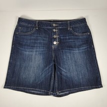 Simply Vera Wang Shorts Womens Size 10 Blue Bermuda Mid Rise Denim Jeans... - $18.96