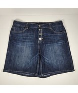 Simply Vera Wang Shorts Womens Size 10 Blue Bermuda Mid Rise Denim Jeans... - £14.98 GBP