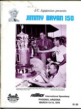 FasTrack Int&#39;l Speedway Race Program 3/14/1976-Phoenix AZ-Jimmy Bryan 150-FN - £84.88 GBP