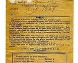 1922 Stanford vs California Football Ticket Application  - £38.66 GBP
