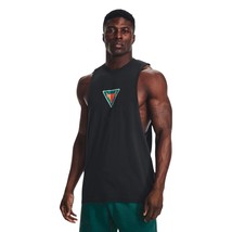NWT Men&#39;s large Under Armour Project Rock iron Paradise sleeveless tee 1... - $533.33 MXN