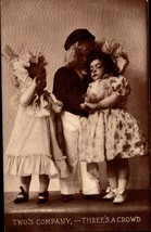 Two&#39;s Company Three&#39;s a Crowd Vintage Sheahan Postcard Unposted with writing BKC - £3.09 GBP