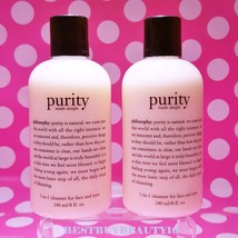 Philosophy Purity Made Simple  8oz EACH (2) ! 16 oz TOTAL! ALWAYS NEW~ S... - $37.19