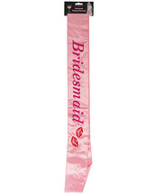 Bachelorette Bridesmaid Flashing Sash W/kisses - Pink - £6.43 GBP