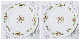 2 Traditions Fine China Moss Rose Pattern Dinner Plates Johann Haviland  - £11.54 GBP