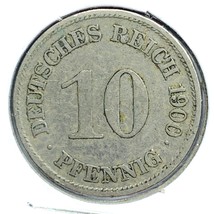 1900 E German Empire 10 Pfennig Coin - $5.71 CAD