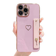 Anymob iPhone Case Gummy Pink Universal Heart Space Holder Phone Cover - £21.60 GBP