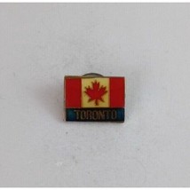 Vintage Canadian Flag Small Rectangle Canadian Lapel Hat Pin - $8.25