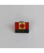 Vintage Canadian Flag Small Rectangle Canadian Lapel Hat Pin - $11.18 CAD