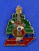 Lions Club Vintage Lapel Pin Nashville 1997 Tom Haralson District 12-1 G... - £15.65 GBP