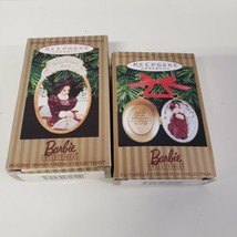 Lot of 2 Hallmark Barbie Ornaments-1997 Victorian Elegance-Holiday Traditions - £7.81 GBP
