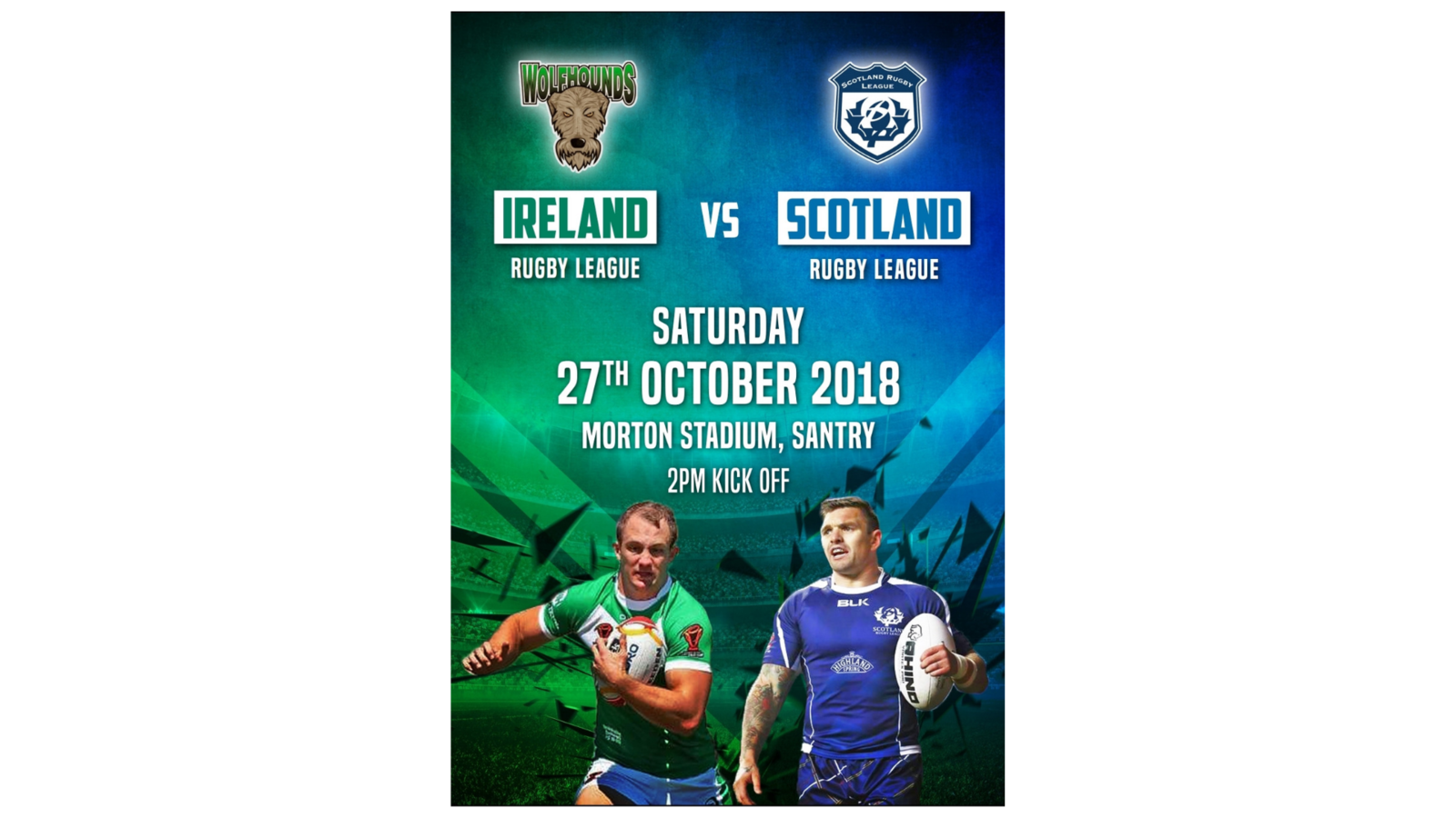 2018 European Championships: Ireland v Scotland programme - $1.00