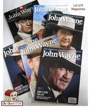 Lot of 6 John Wayne Official Collector&#39;s Edition Magazines - very good c... - $39.95