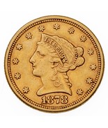 1878 Or Liberty Quarts Aigle En XF État ! Grand Début US Or - €605,36 EUR