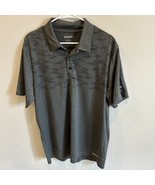 Ogio Men&#39;s Golf Polo Gray with Black Graphic Design Size L Geek Squad Pa... - €17,24 EUR