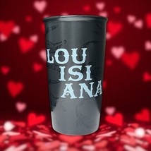 HTF Starbucks Black Alligator LOUISIANA Ceramic Traveler Tumbler Rare! EUC - $49.49