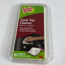 Scotch Brite Cook Top Cleaner Refill Pads 6 Pre-Moistened Pads No Handle - £26.90 GBP