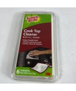 Scotch Brite Cook Top Cleaner Refill Pads 6 Pre-Moistened Pads No Handle - £26.51 GBP