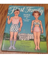Vintage First Family Paper Doll &amp; Cut-Out Book - Ronald &amp; Nancy Reagan  ... - £15.48 GBP