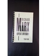 RICHARD MARX - VINTAGE ORIGINAL APRIL 1990 TOUR BAND CREW ONLY TOUR ITIN... - $652.42 MXN