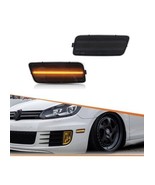 40-SMD LED Smoked Front Bumper Side Marker Lights For 2010-2014 VW MK6 G... - $27.06 CAD