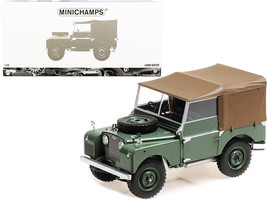 1949 Land Rover RHD Right Hand Drive Green w Brown Canopy 1/18 Diecast C... - $207.32