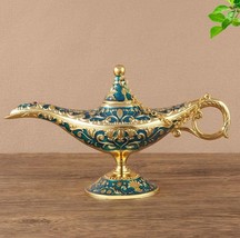 interoknack Aladdin Gold XXL Wish Lamp, Luxury Russian Art Deco Genie La... - $339.00