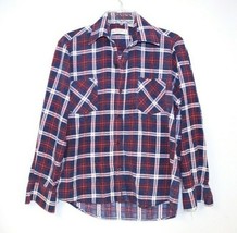VTG Royal Choice Plaid Flannel Shirt M 80&#39;s woodsman hipster emo boho sh... - $46.75