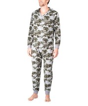 $94 Sleephero Hooded Fleece One-Piece Pajama Camo Size Medium - £10.29 GBP