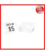 Elegant Tabletop Mini Food Signs Set of 15 - Durable &amp; Reusable Whiteboards - $38.55 CAD