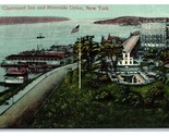 Claremont Pensione Riverside Guida New York Città Ny Nyc Unp DB Cartolin... - £4.08 GBP