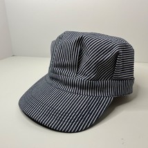 Rothco Train Conductor Hat Striped Engineer Cap Blue Hickory Stripe Rail... - $13.03