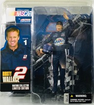 Rusty Wallace #2 - Miller Lite Nascar - McFarlane Action Figure - Factory Sealed - £7.74 GBP